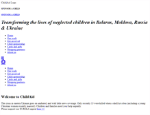 Tablet Screenshot of childaidrr-org-uk.venus.onesmarthost.co.uk